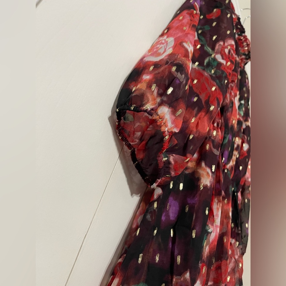 NWT Torrid Chiffon Midi Dress - Picture 6 of 8